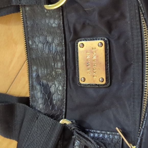 Black Nylon Armani Exchange Handbag - Picture 3 of 11